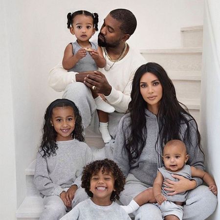 Kim Kardashian has 4 children with Kanye West